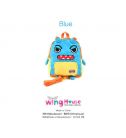 韓國winghouse可愛怪獸背包(藍)+防走失帶【R1641】