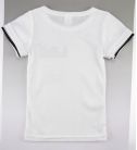台灣製條紋口袋短袖T恤-白