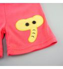 台灣製舒適棉短袖套裝-可愛小象