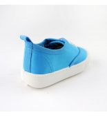兒童糖果色帆布鞋(海洋藍)