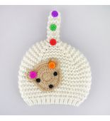 【出清特價】韓國製可愛小熊針織帽