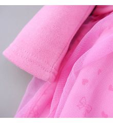 台灣製內刷毛兩件組套裝-桃粉