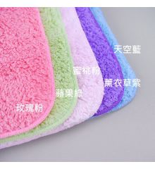 台灣製超強七倍吸水長絨柔纖小方巾