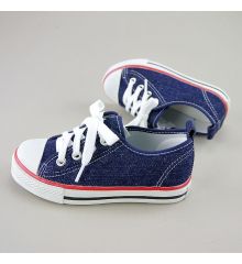 【特價】台灣製復古帆布鞋-藍