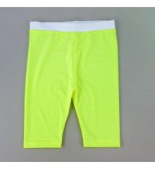 [特價]韓國製5分內搭棉短褲-螢光黃