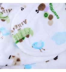 珊瑚絨保暖嬰兒包巾-A