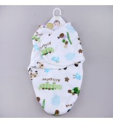 珊瑚絨保暖嬰兒包巾-A