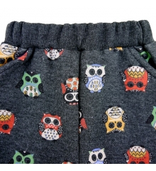 韓國製內刷毛保暖長褲-貓頭鷹