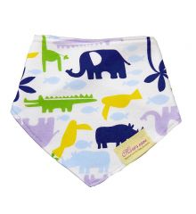 【特價】三角領巾‧口水巾-大象動物園