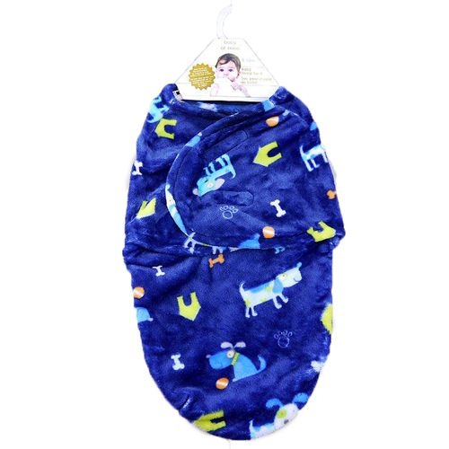 珊瑚絨保暖嬰兒包巾-B
