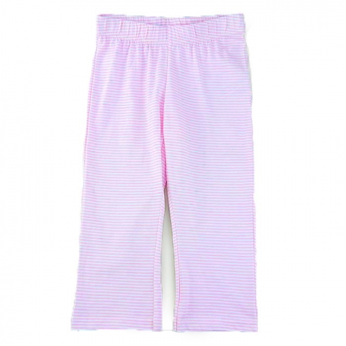 【特價】HEMA全棉薄長褲-粉紅細條紋
