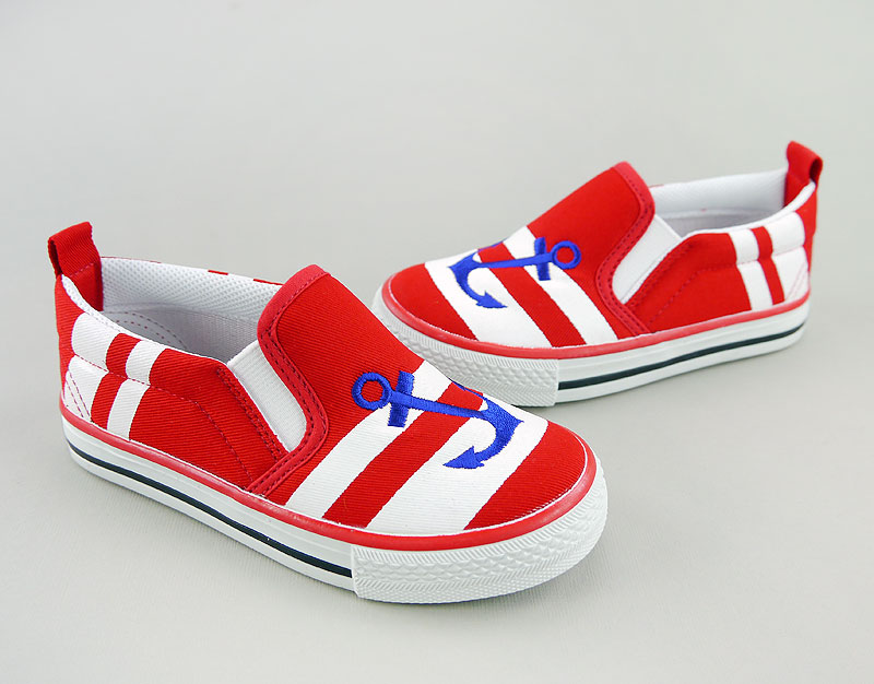 台灣製兒童帆布鞋(紅錨)