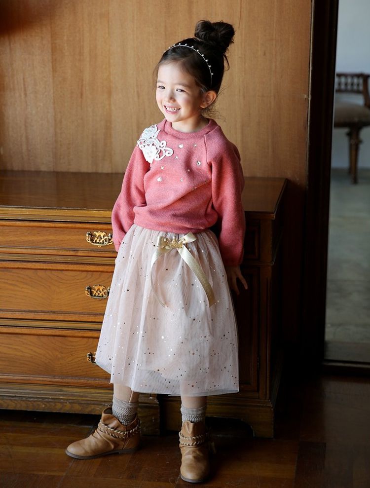 韓國製雙層紗長裙