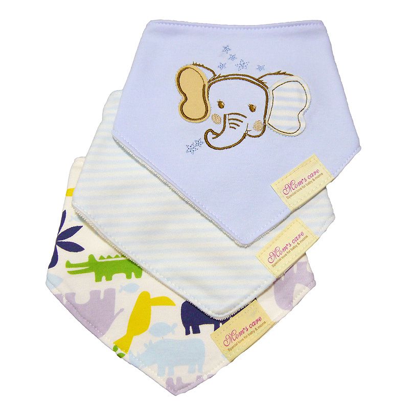 【特價】三角領巾‧口水巾-大象動物園
