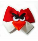 Angry Birds 憤怒鳥純手工髮夾-紅色