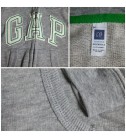babyGap 淺灰帶帽長袖外套(6-12M)