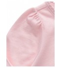 2011年babyGap 粉紅印花犬長袖包屁衣(6-12M)