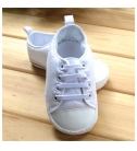 OLD NAVY 經典款帆布寶寶鞋/嬰兒鞋/學步鞋(白色)