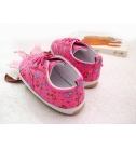 ◆可愛桃粉草莓寶寶鞋/嬰兒鞋/學步鞋(軟膠底)8833B
