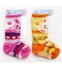 寶寶L型嬰兒防滑襪/不易脫落寶寶襪子9-15cm(兩雙)02
