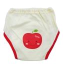 純棉卡通印花寶寶三層學習褲-小紅蘋果