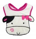 品牌golf baby毛巾料動物造型/圍兜/口水巾(小花牛)