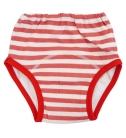 純棉卡通印花寶寶三層學習褲(90cm/13kg)紅白條紋