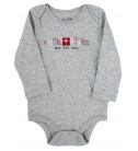 ◆2012 babyGap禮物印花刺繡長袖包屁衣(6-12M)