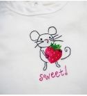 babyGap 草莓小老鼠寶寶長袖包屁衣(18-24M)