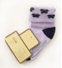 babyGap寬口反摺無束痕童襪(0-6M)可愛小蝴蝶-紫