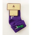 babyGap寬口反摺無束痕童襪-小甲蟲紫(6-12M)