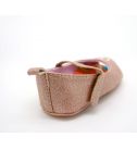 粉色珠光魚口寶寶鞋/學步鞋(防滑膠底)