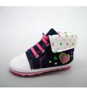Zara Baby牛仔心型鈕釦寶寶鞋/嬰兒鞋/學步鞋