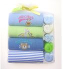 精美盒裝九件組新生兒寶寶禮盒-男寶寶長袖款