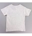 台灣製流行印花短袖T恤-淺灰