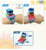 韓國tayo巴士卡通造型彈蓋手錶