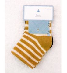 【特惠】babyGap兩件組條紋童襪(好穿絕對超值)
