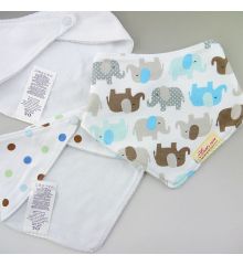 【特價】三角領巾‧口水巾-三件組