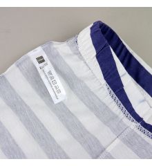 【特價】HEMA全棉薄長褲-深藍寬條紋