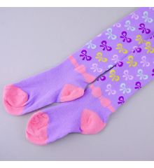 造型褲襪-粉色蝴蝶結