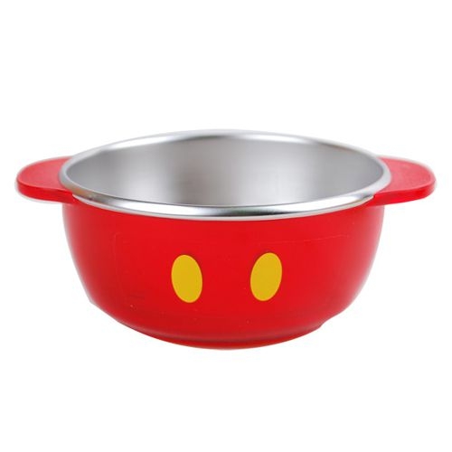 [超值特價]韓國製迪士尼米奇-雙平把304不鏽鋼小餐碗 / 湯碗
