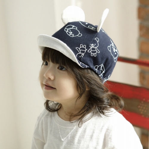 韓國製純棉寶寶帽(頭圍48cm)