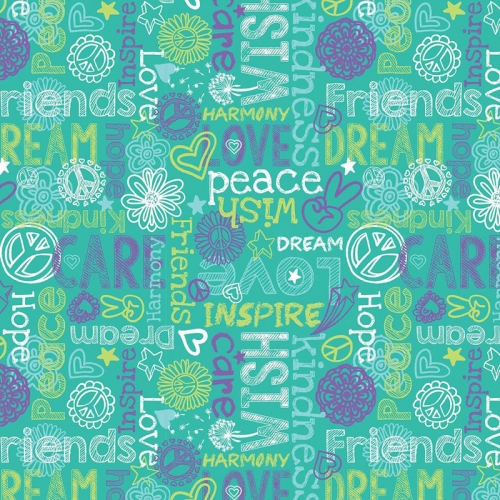 美國Bixbee彩印系列-希望.和平.愛輕量舒壓書包【大童】