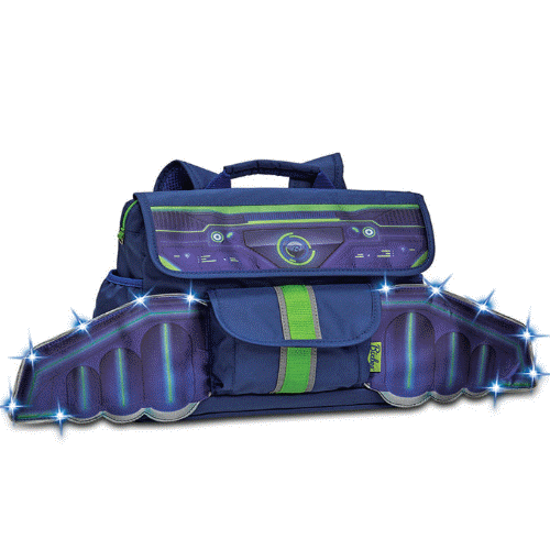 美國Bixbee飛飛童趣LED系列-太空競遊背包【小童】