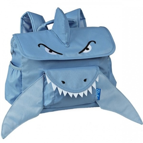美國Bixbee3D動物童趣系列-果決藍鯊魚背包【小童】