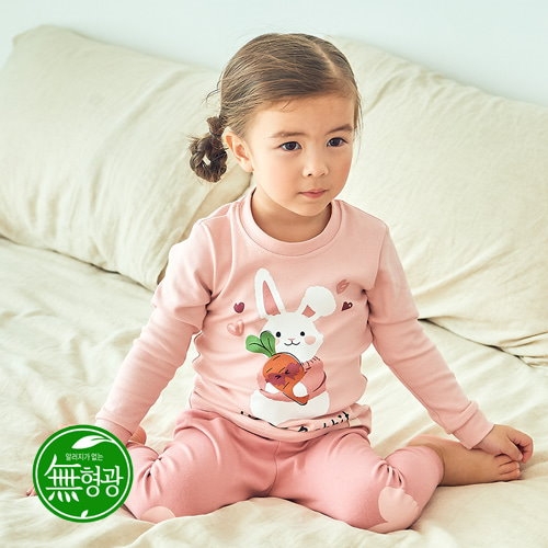 【超值】韓國製純棉家居服(中厚款)-可愛的小兔子