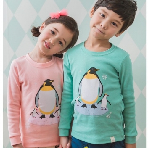 【超值特價】韓國製純棉家居服套組-國王企鵝