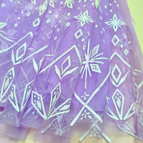冰雪風格紗裙洋裝(兩層紗+棉質內襯)