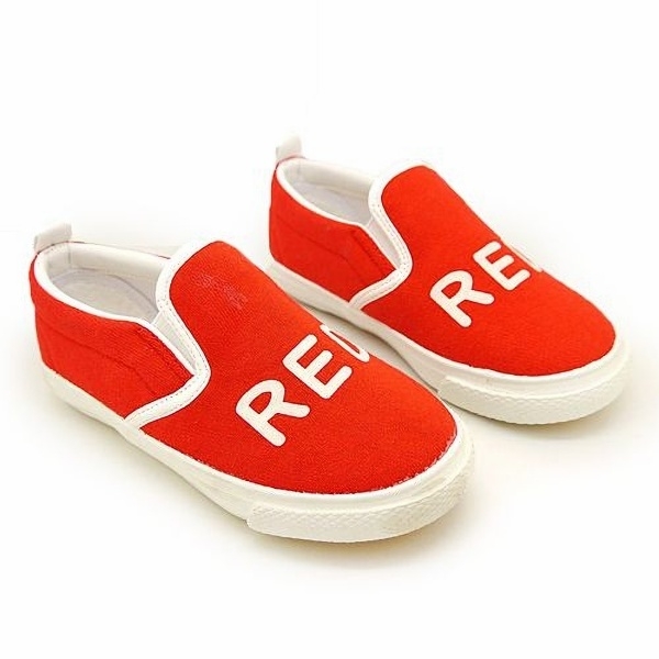 【超值特價】韓國製Kz shoes四季款兒童帆布鞋-RED