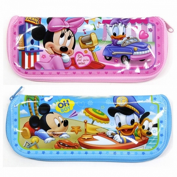 韓國製Disney迪士尼兒童拉鍊餐具袋/筆袋/文具袋